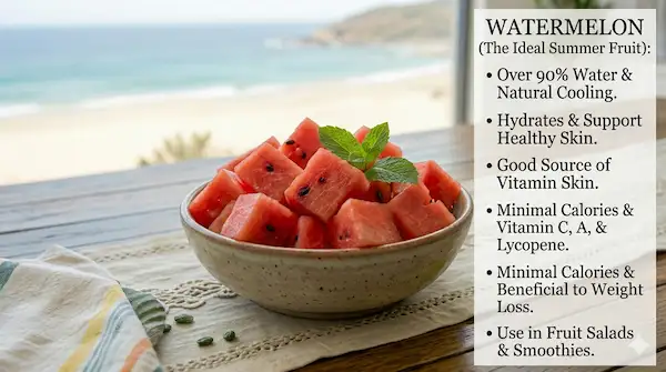 1. Watermelon – The Ideal Summer Fruit 1