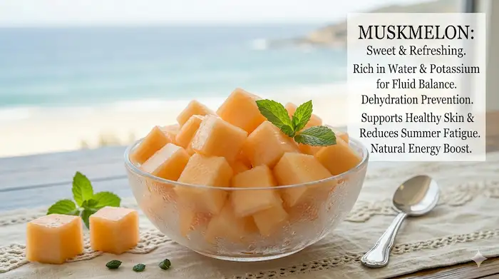 2. Muskmelon – Sweet and Refreshing 2