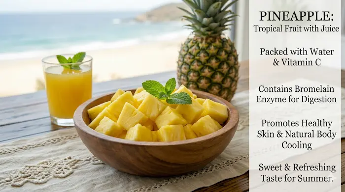 7. Pineapple Tropical Fruit with Juice 1
