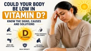 Woman feeling tired and weak due to Vitamin D Deficiency symptoms