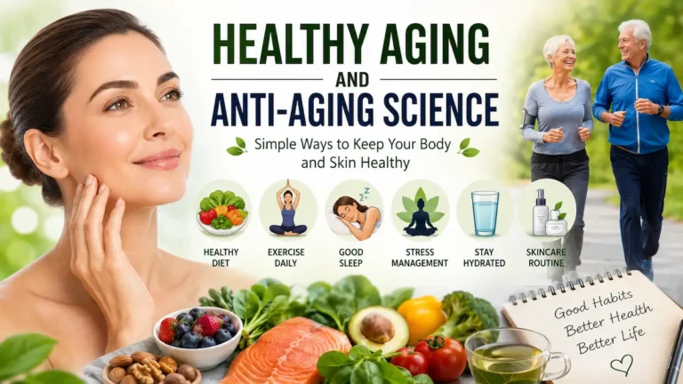 Healthy aging and anti-aging science for healthy skin and body