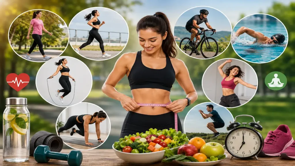 Best cardio exercises to reduce belly fat naturally with healthy lifestyle habits.