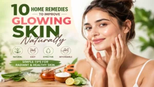 Glowing skin naturally with 10 simple home remedies for healthy and radiant skin