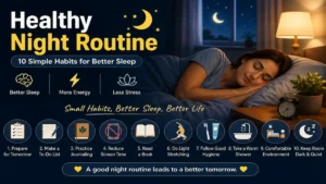 Healthy Night Routine: 10 Simple Habits for Better Sleep