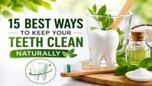 15 Best Ways to Keep Your Teeth Clean Naturally Keep your teeth clean naturally with simple daily oral care habits.