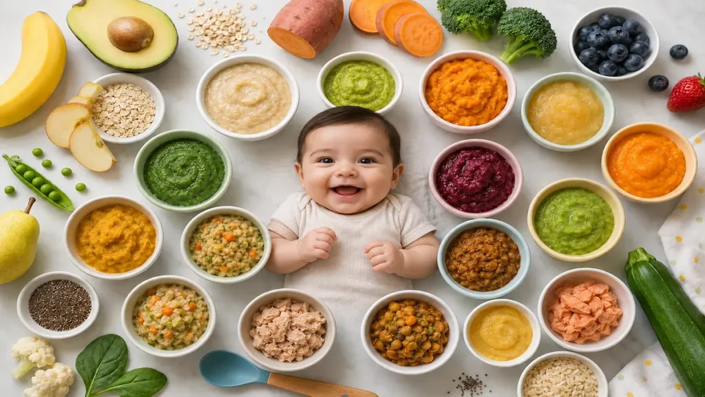 25 Easy Homemade Baby Food Recipes for Babies Homemade baby food recipes with healthy purees for babies 4–12 months