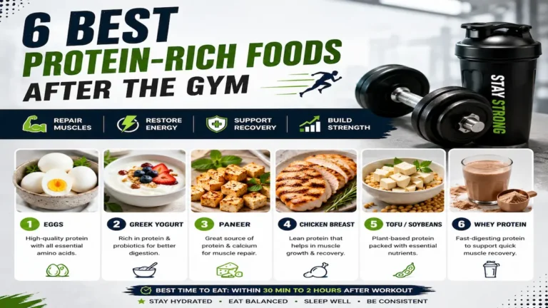 Protein-Rich Foods to eat after the gym for faster muscle recovery and growth