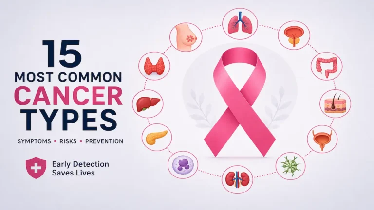 15 Most Common Cancer Types: Symptoms, Risks & Prevention Guide 15 Most Common Cancer Types: Symptoms, Risks & Prevention Guide
