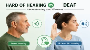 Hard of Hearing vs Deaf Complete Guide to Symptoms and Treatment Hard of Hearing vs Deaf difference with hearing loss comparison