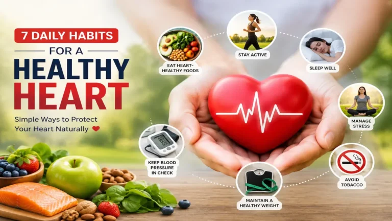 7 daily habits for a healthy heart and better heart health